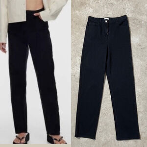 Wilfred Free The Melina Black Pant Straight Leg Jeans Women’s Size 6 High Rise